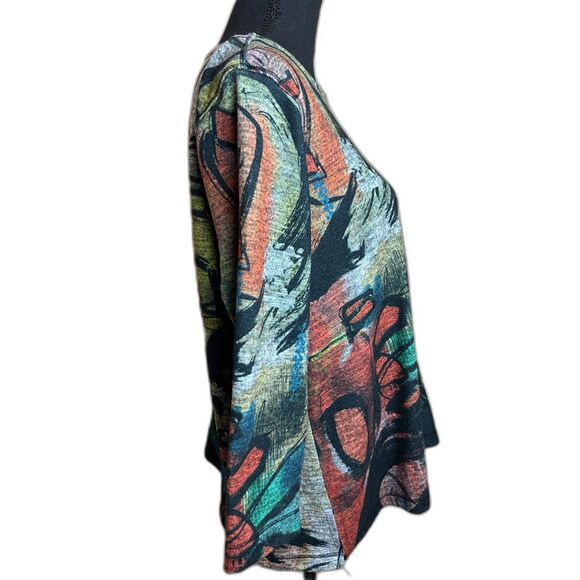 Ali Miles Abstract Print With Lovely Colors Overhead (PXL) - Picture 3 of 11